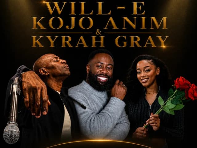 International comedy with Will-E, Kojo Anim and Kyrah Gray In Rotterdam